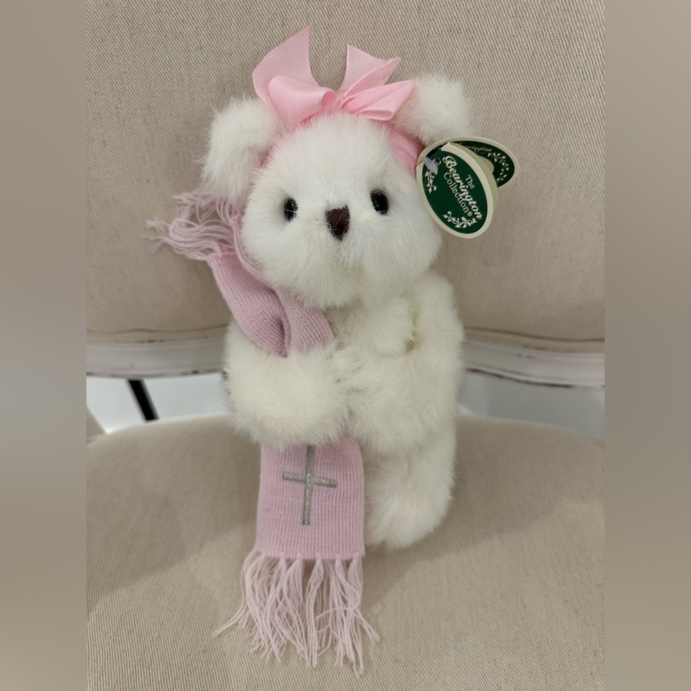 🦢 Christening Baptism 1st Communion Teddy Bear Patty Praysmore NWT Bearington